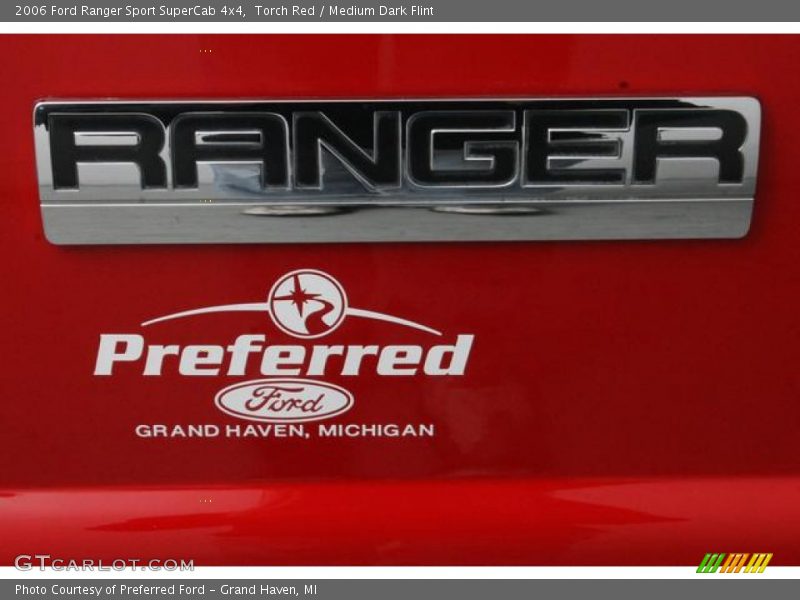 Torch Red / Medium Dark Flint 2006 Ford Ranger Sport SuperCab 4x4