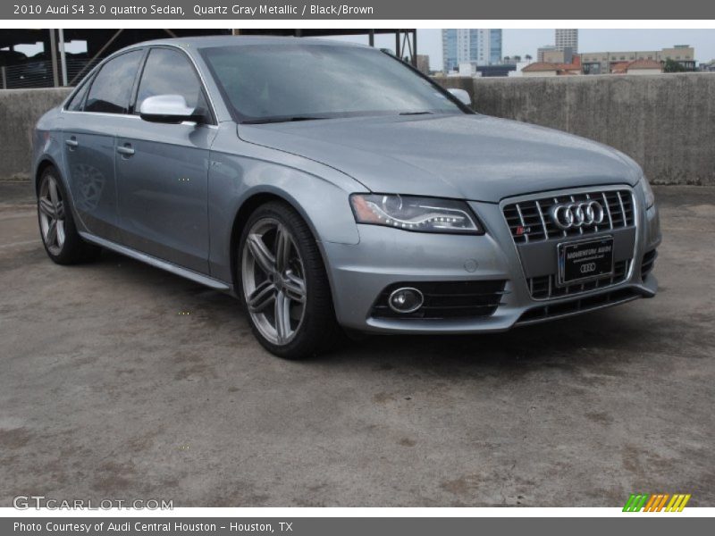 Quartz Gray Metallic / Black/Brown 2010 Audi S4 3.0 quattro Sedan