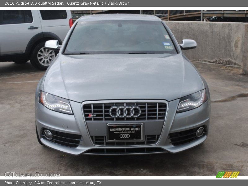 Quartz Gray Metallic / Black/Brown 2010 Audi S4 3.0 quattro Sedan