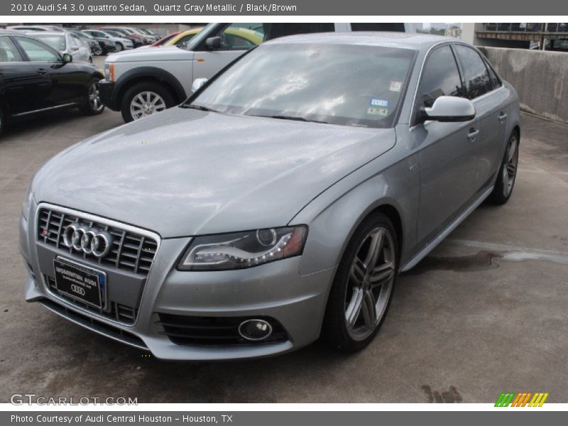 Quartz Gray Metallic / Black/Brown 2010 Audi S4 3.0 quattro Sedan