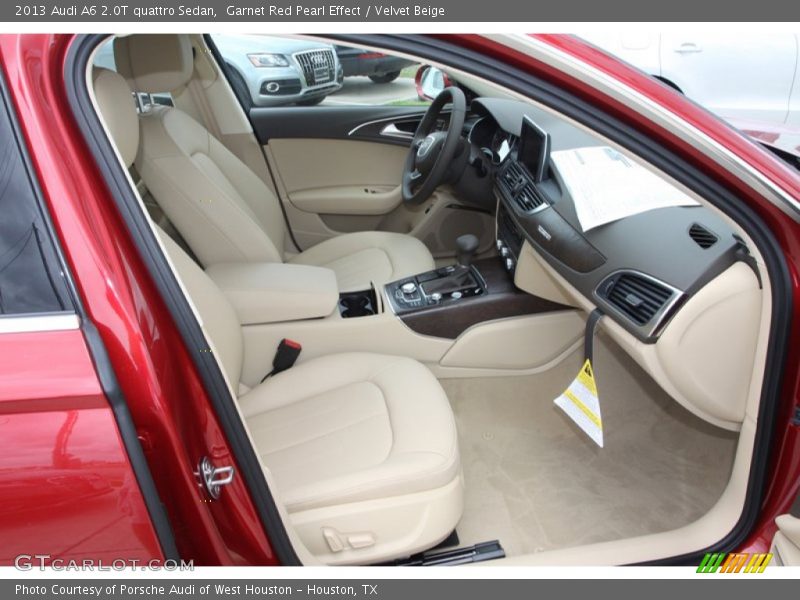 Front Seat of 2013 A6 2.0T quattro Sedan