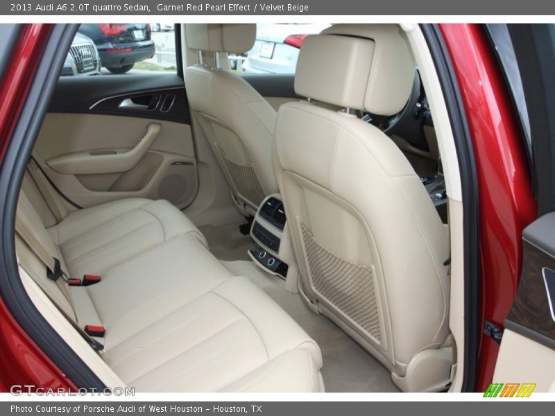 Garnet Red Pearl Effect / Velvet Beige 2013 Audi A6 2.0T quattro Sedan