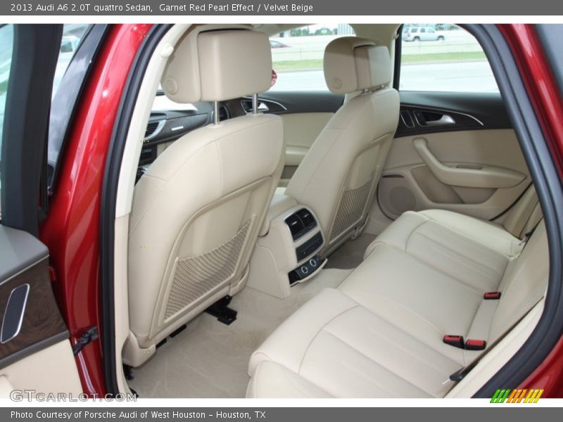 Garnet Red Pearl Effect / Velvet Beige 2013 Audi A6 2.0T quattro Sedan