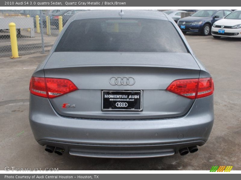 Quartz Gray Metallic / Black/Brown 2010 Audi S4 3.0 quattro Sedan