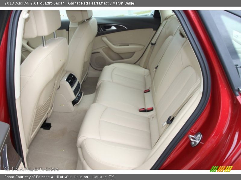 Rear Seat of 2013 A6 2.0T quattro Sedan