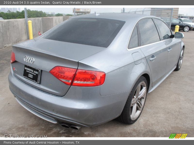 Quartz Gray Metallic / Black/Brown 2010 Audi S4 3.0 quattro Sedan