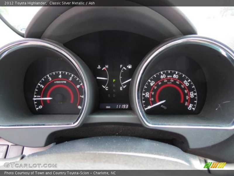  2012 Highlander   Gauges