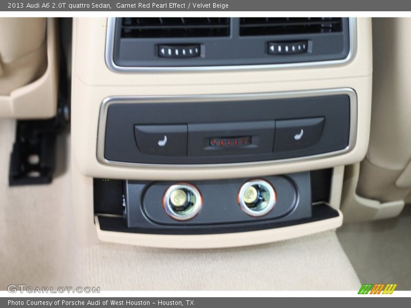 Garnet Red Pearl Effect / Velvet Beige 2013 Audi A6 2.0T quattro Sedan