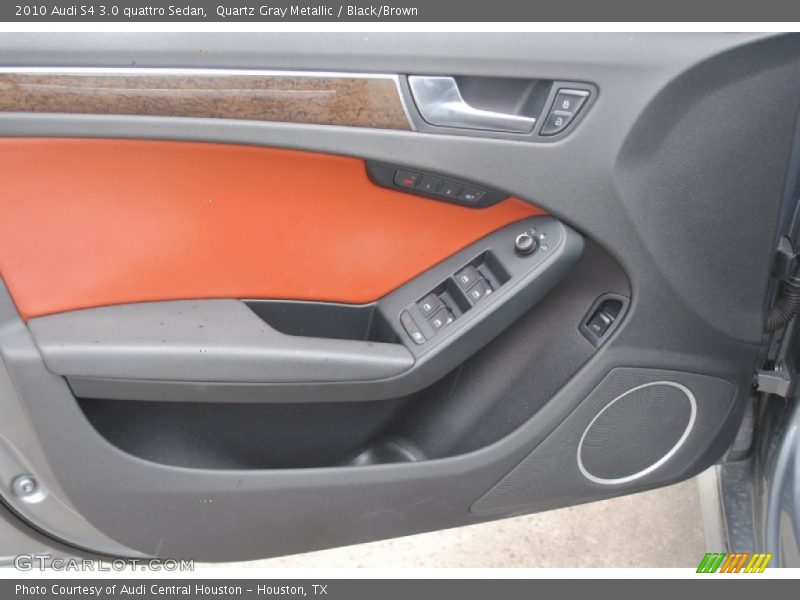 Quartz Gray Metallic / Black/Brown 2010 Audi S4 3.0 quattro Sedan