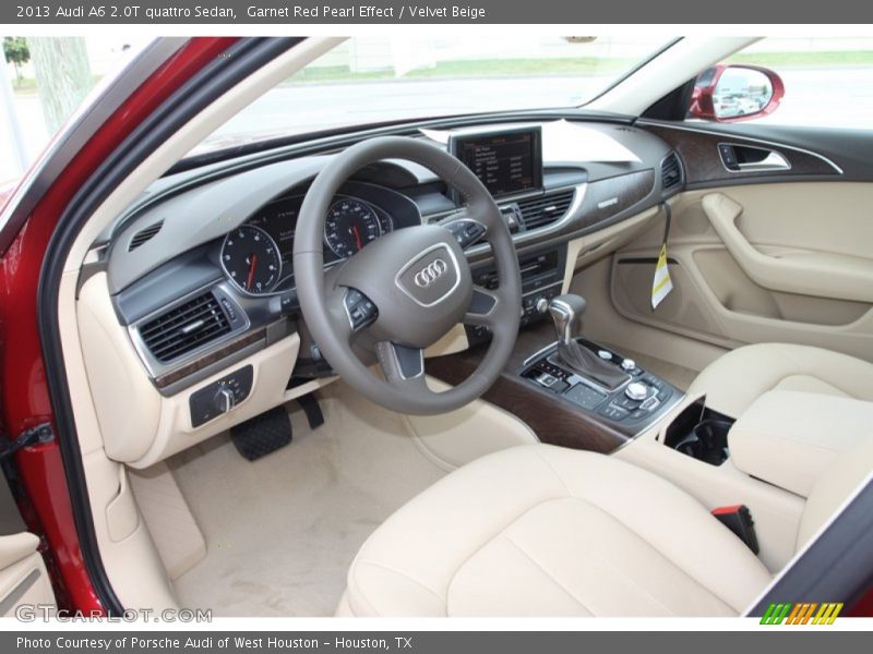  2013 A6 2.0T quattro Sedan Velvet Beige Interior