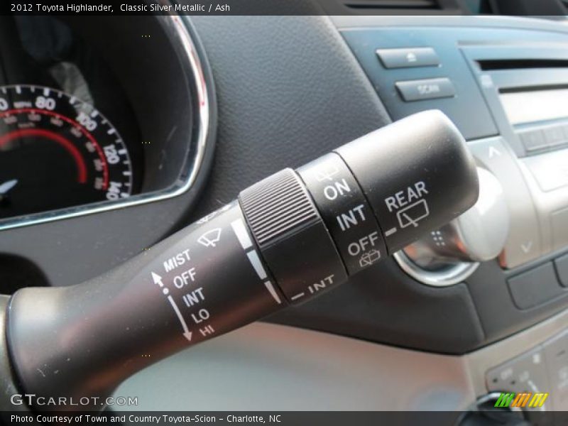 Controls of 2012 Highlander 