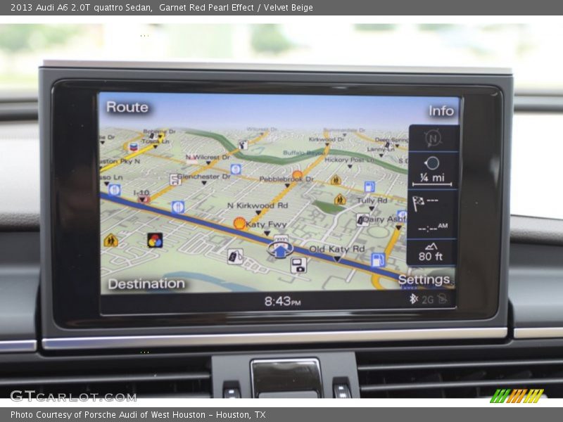 Navigation of 2013 A6 2.0T quattro Sedan