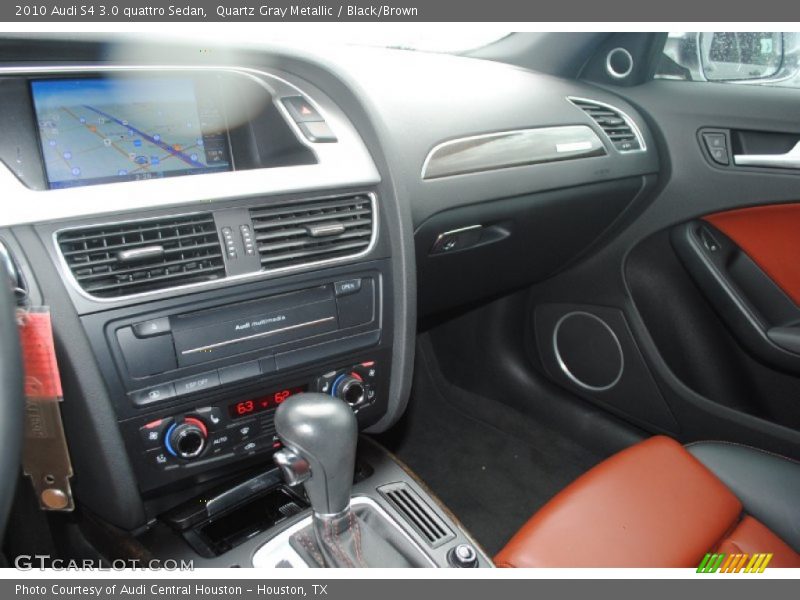 Quartz Gray Metallic / Black/Brown 2010 Audi S4 3.0 quattro Sedan
