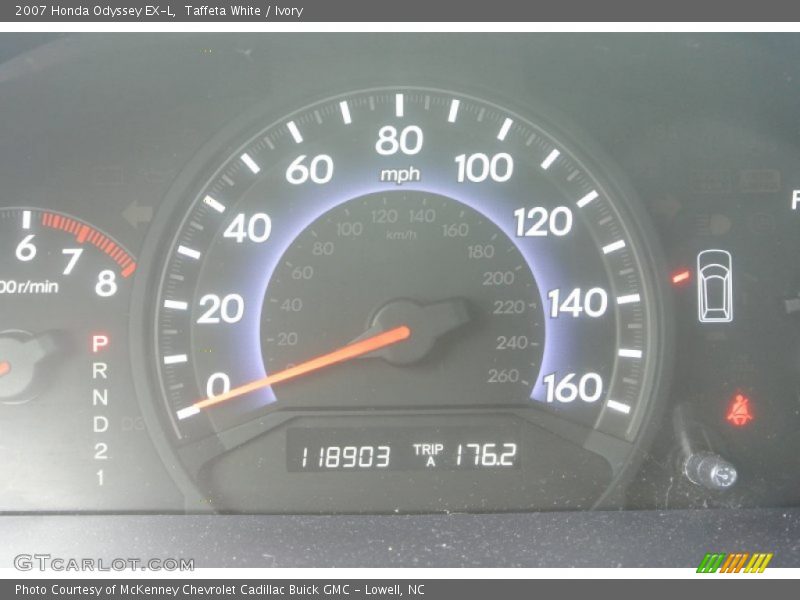 Taffeta White / Ivory 2007 Honda Odyssey EX-L