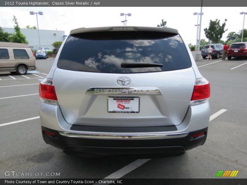 Classic Silver Metallic / Ash 2012 Toyota Highlander
