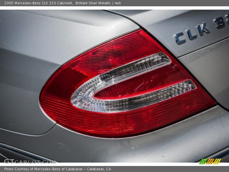 Brilliant Silver Metallic / Ash 2005 Mercedes-Benz CLK 320 Cabriolet