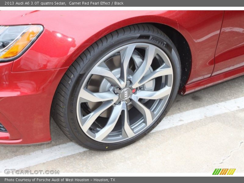 Garnet Red Pearl Effect / Black 2013 Audi A6 3.0T quattro Sedan