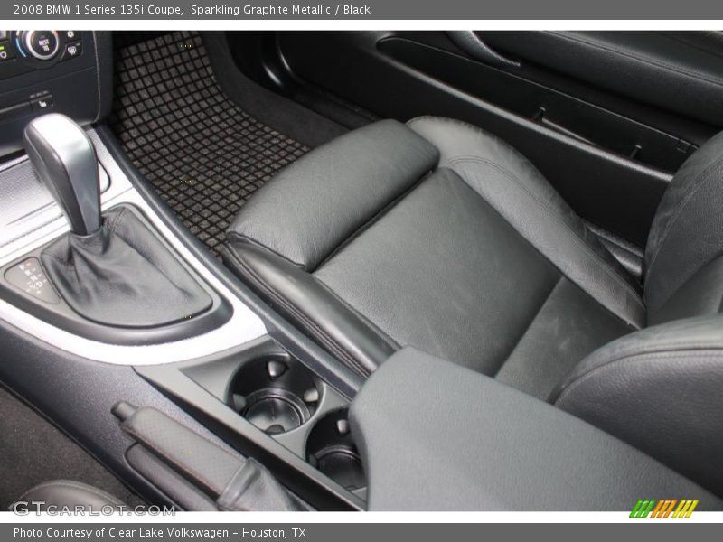 Sparkling Graphite Metallic / Black 2008 BMW 1 Series 135i Coupe