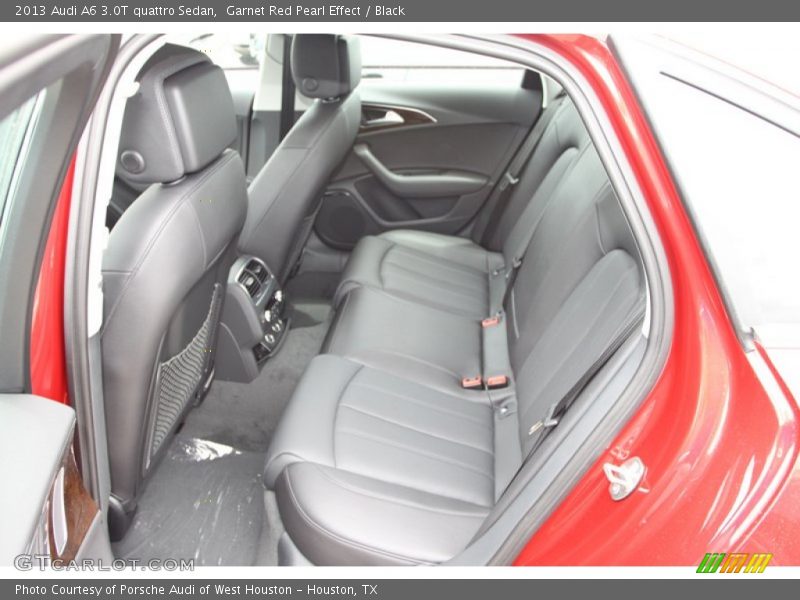 Garnet Red Pearl Effect / Black 2013 Audi A6 3.0T quattro Sedan