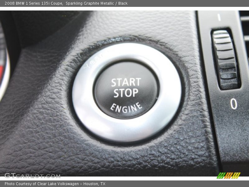 Sparkling Graphite Metallic / Black 2008 BMW 1 Series 135i Coupe