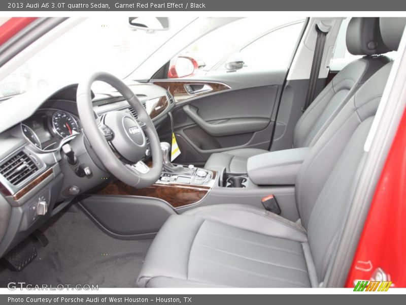 Garnet Red Pearl Effect / Black 2013 Audi A6 3.0T quattro Sedan