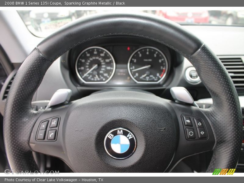 Sparkling Graphite Metallic / Black 2008 BMW 1 Series 135i Coupe