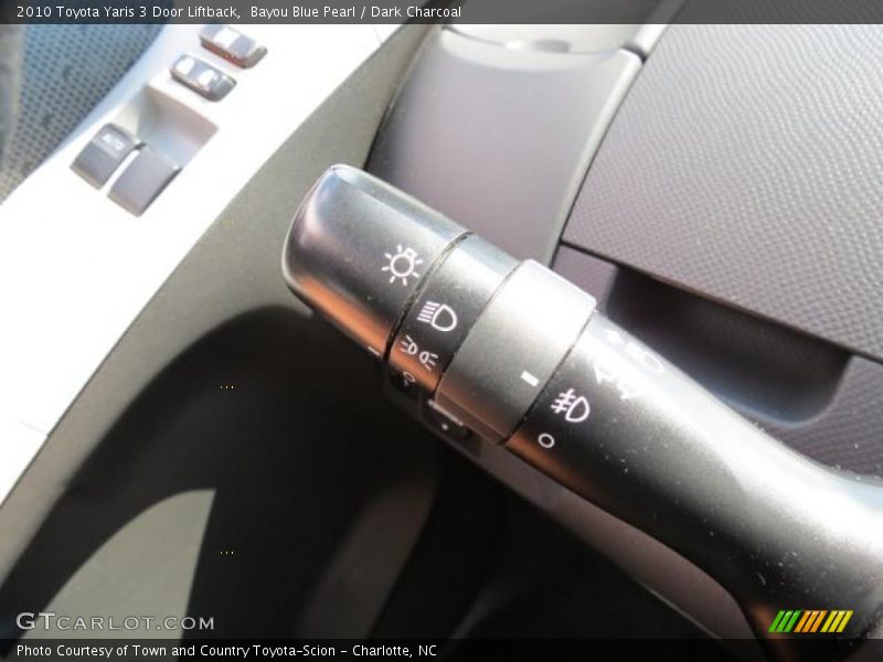 Controls of 2010 Yaris 3 Door Liftback