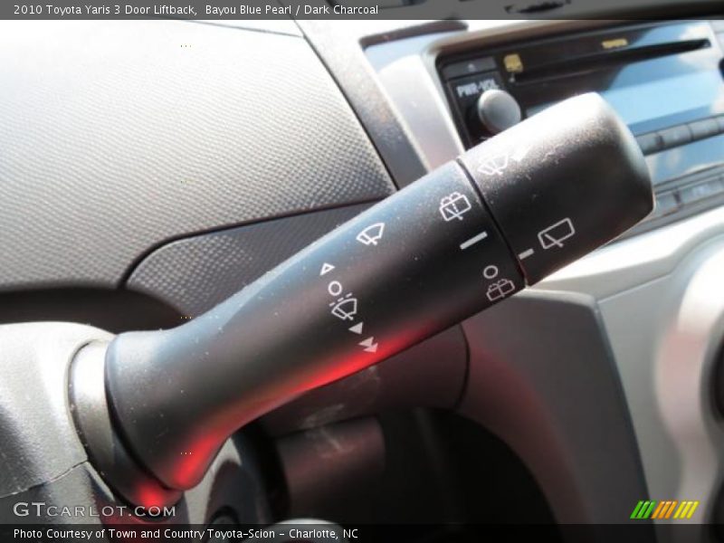 Controls of 2010 Yaris 3 Door Liftback