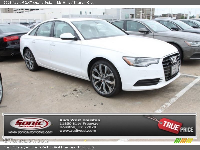 Ibis White / Titanium Gray 2013 Audi A6 2.0T quattro Sedan
