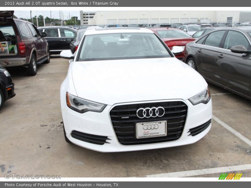 Ibis White / Titanium Gray 2013 Audi A6 2.0T quattro Sedan