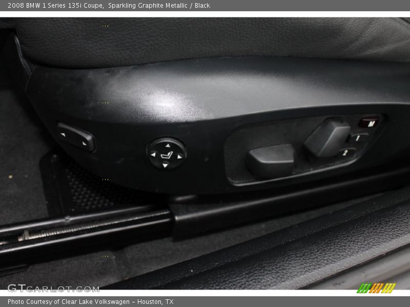 Sparkling Graphite Metallic / Black 2008 BMW 1 Series 135i Coupe