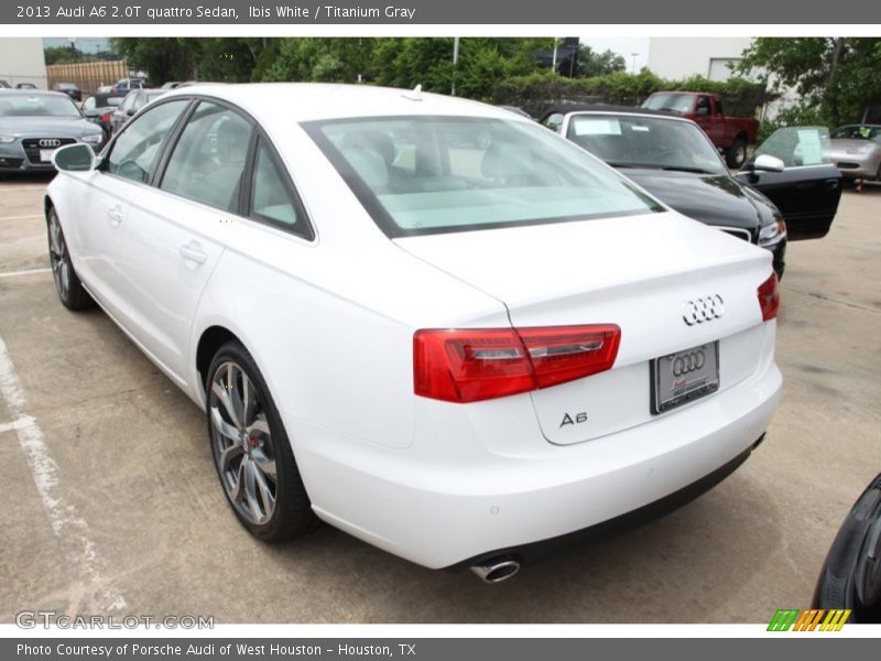 Ibis White / Titanium Gray 2013 Audi A6 2.0T quattro Sedan