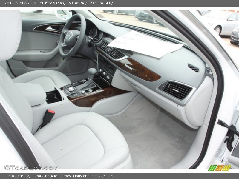 Ibis White / Titanium Gray 2013 Audi A6 2.0T quattro Sedan