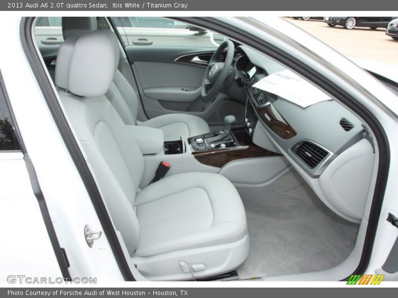 Ibis White / Titanium Gray 2013 Audi A6 2.0T quattro Sedan