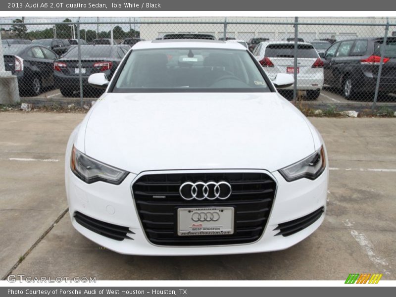 Ibis White / Black 2013 Audi A6 2.0T quattro Sedan