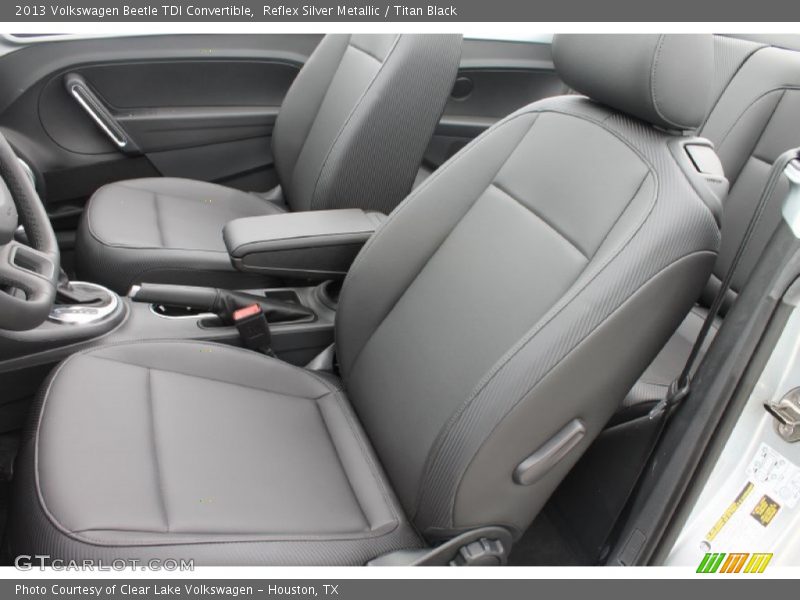 Reflex Silver Metallic / Titan Black 2013 Volkswagen Beetle TDI Convertible
