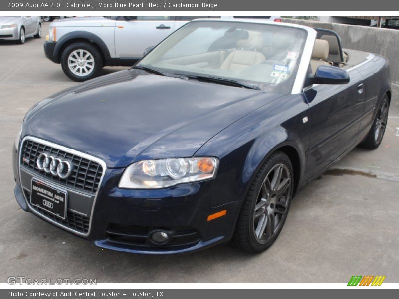 Moro Blue Pearl Effect / Cardamom Beige 2009 Audi A4 2.0T Cabriolet
