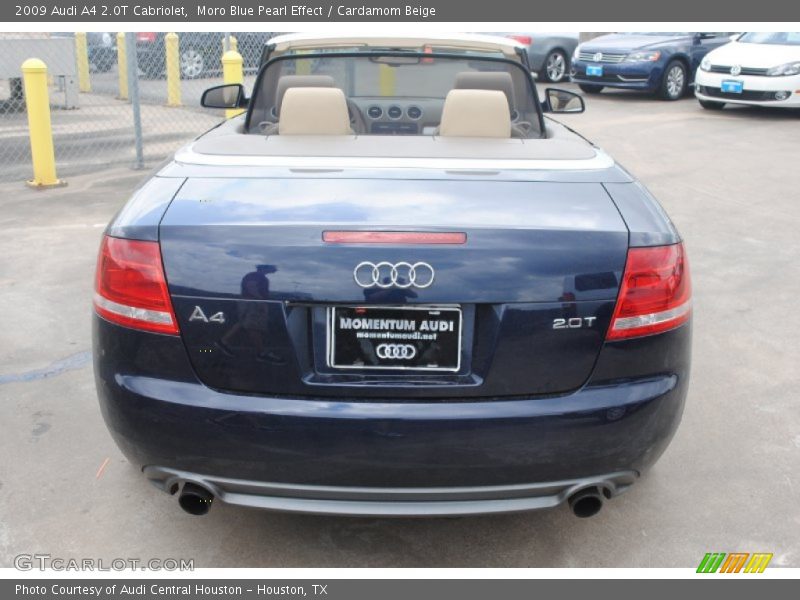Moro Blue Pearl Effect / Cardamom Beige 2009 Audi A4 2.0T Cabriolet