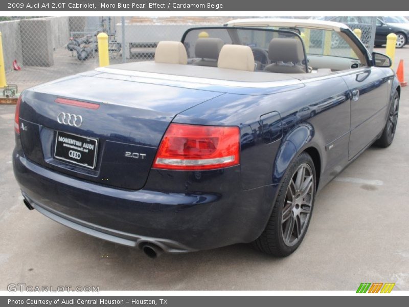 Moro Blue Pearl Effect / Cardamom Beige 2009 Audi A4 2.0T Cabriolet