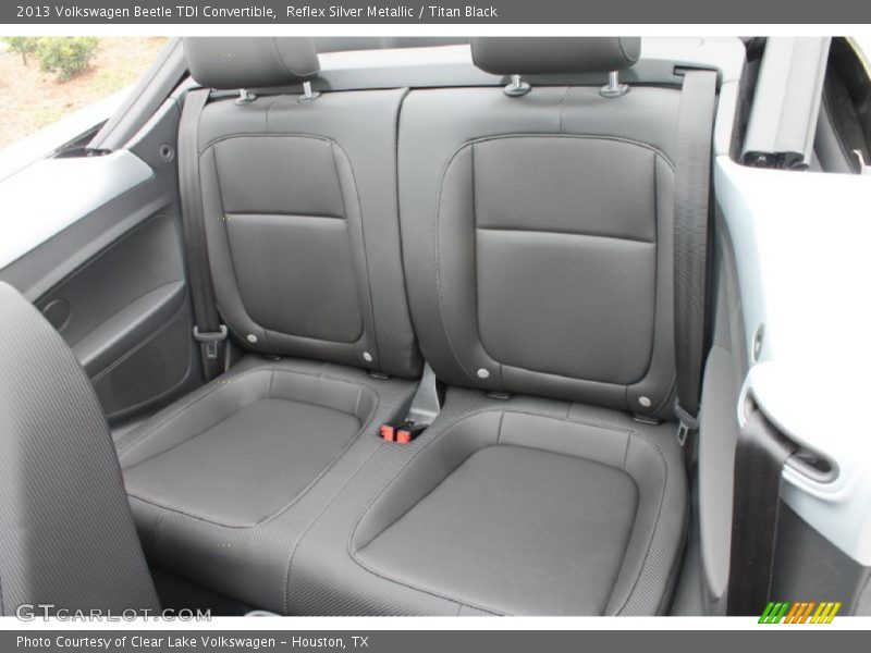 Rear Seat of 2013 Beetle TDI Convertible