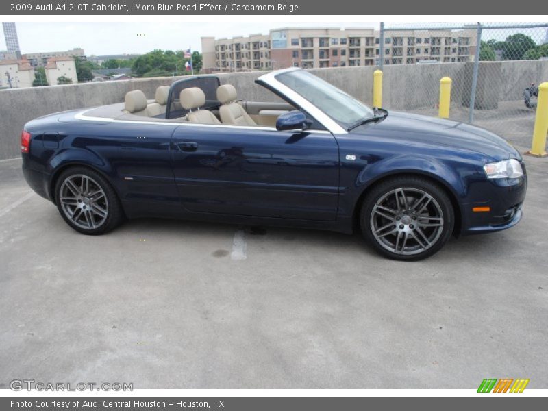 Moro Blue Pearl Effect / Cardamom Beige 2009 Audi A4 2.0T Cabriolet
