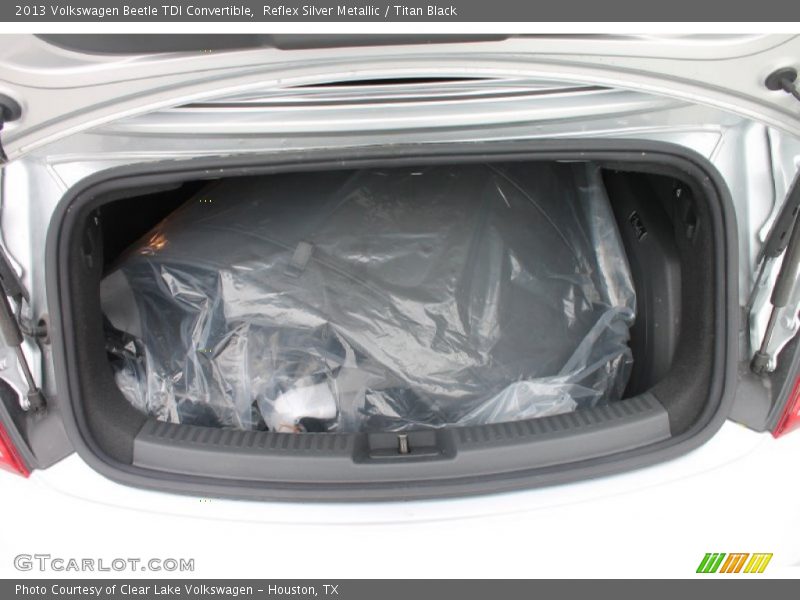  2013 Beetle TDI Convertible Trunk