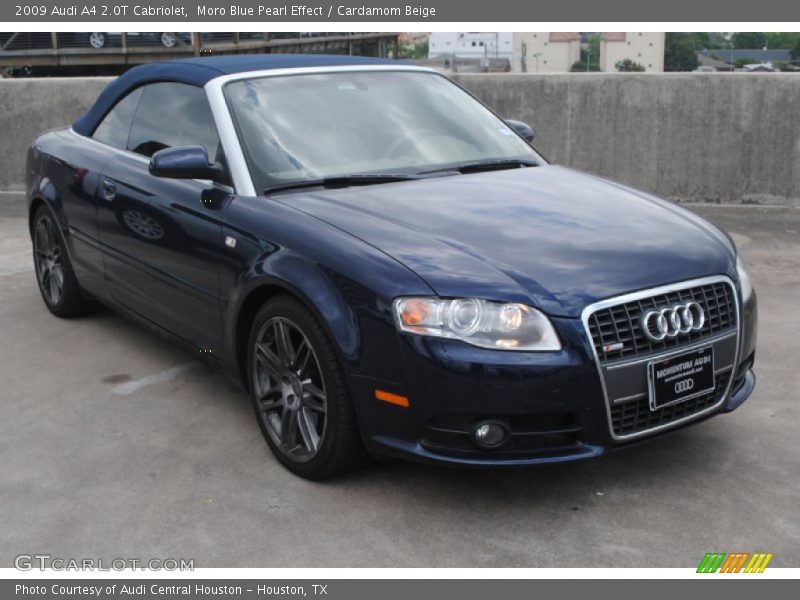 Moro Blue Pearl Effect / Cardamom Beige 2009 Audi A4 2.0T Cabriolet