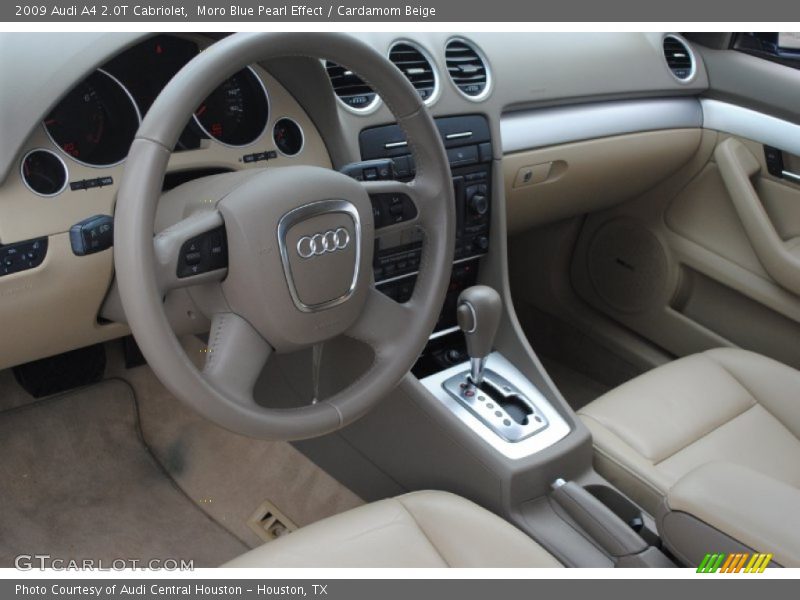 Moro Blue Pearl Effect / Cardamom Beige 2009 Audi A4 2.0T Cabriolet