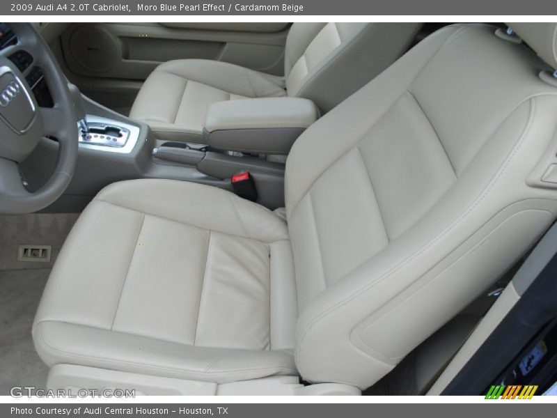 Moro Blue Pearl Effect / Cardamom Beige 2009 Audi A4 2.0T Cabriolet