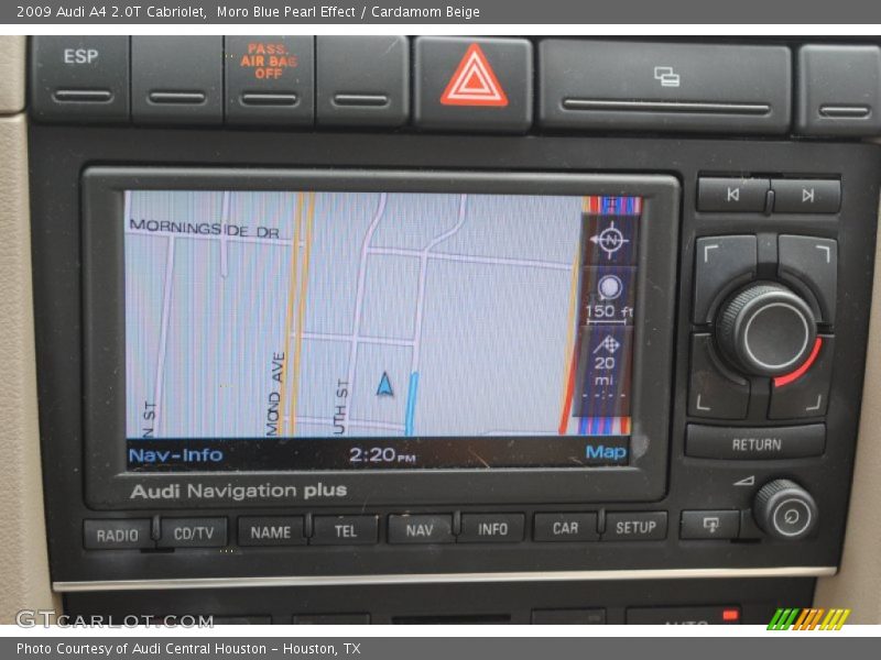 Moro Blue Pearl Effect / Cardamom Beige 2009 Audi A4 2.0T Cabriolet