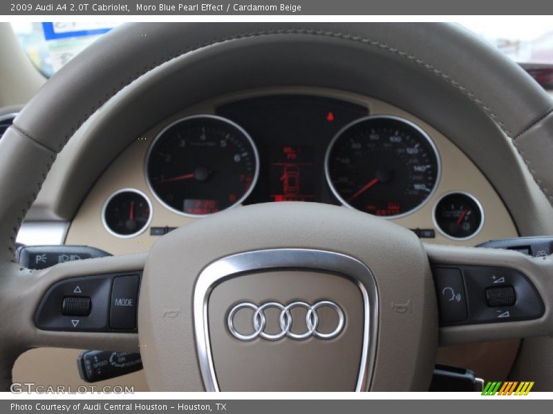 Moro Blue Pearl Effect / Cardamom Beige 2009 Audi A4 2.0T Cabriolet