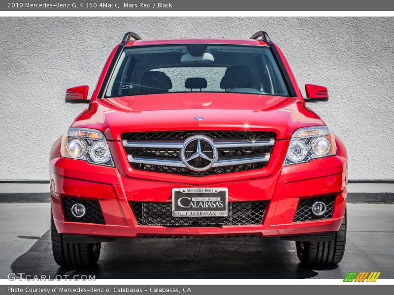 Mars Red / Black 2010 Mercedes-Benz GLK 350 4Matic