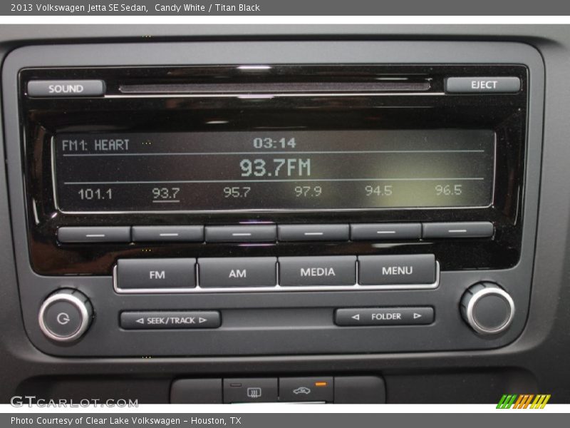 Audio System of 2013 Jetta SE Sedan