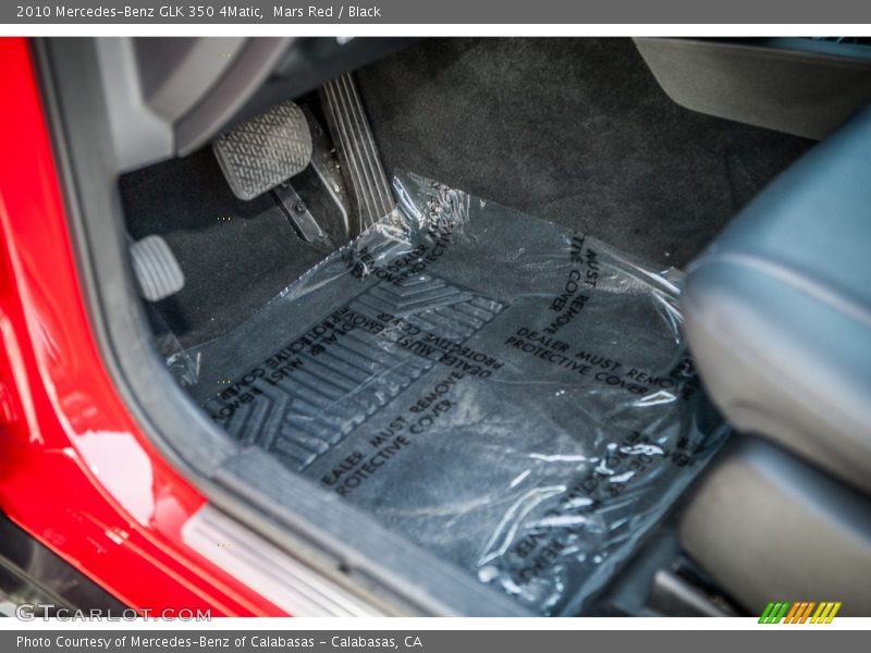 Mars Red / Black 2010 Mercedes-Benz GLK 350 4Matic